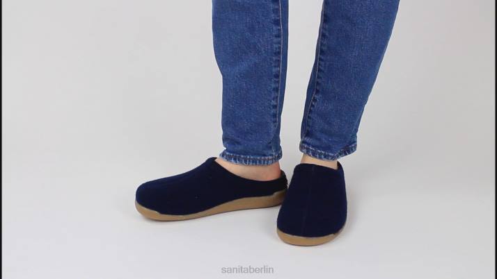 Sanita Hüttenrutsche Frauen Marine FNTH173 Schuhe