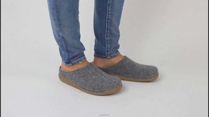 Sanita Hüttenrutsche Frauen Schiefer FNTH162 Schuhe