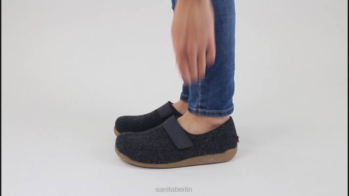 Sanita Varde Frauen Holzkohle FNTH171 Schuhe