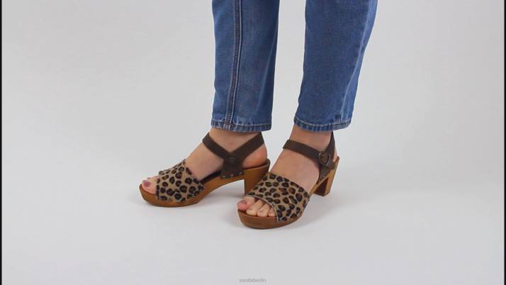 Sanita Camilla Frauen Leopard FNTH122 Schuhe