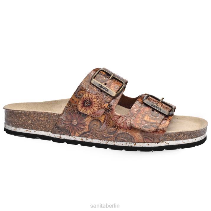 Sanita Ibiza vegan Frauen orange FNTH124 Schuhe
