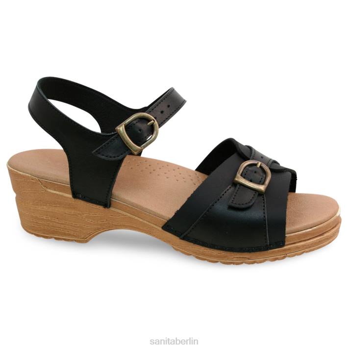Sanita Sorrent Frauen Schwarz FNTH133 Schuhe