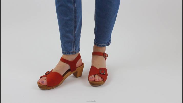 Sanita Tiana Frauen gebranntes Orange FNTH135 Schuhe