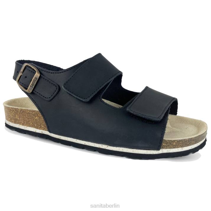 Sanita milos Frauen Schwarz FNTH130 Schuhe