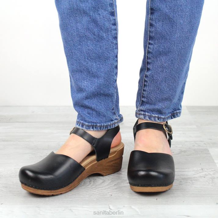 Sanita sansi Frauen Schwarz FNTH132 Schuhe