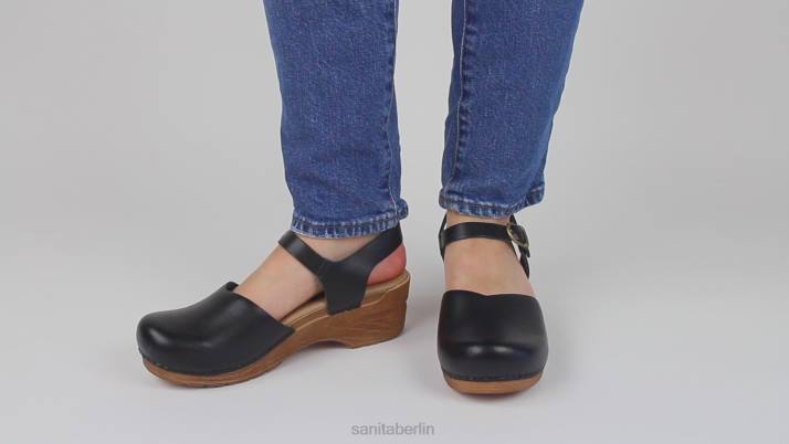 Sanita sansi Frauen Schwarz FNTH132 Schuhe