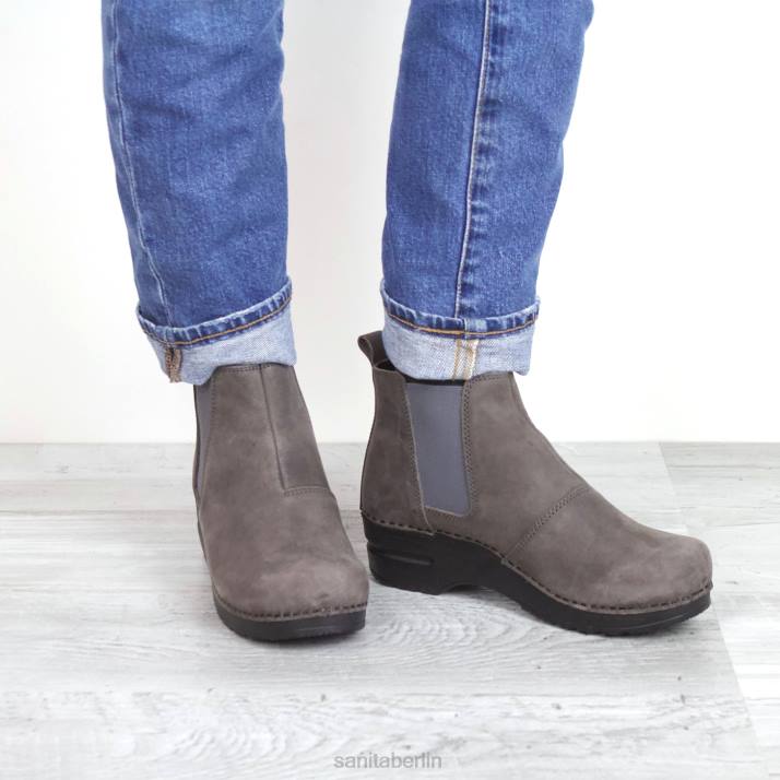 Sanita Hudson Frauen Anthrazit FNTH139 Schuhe