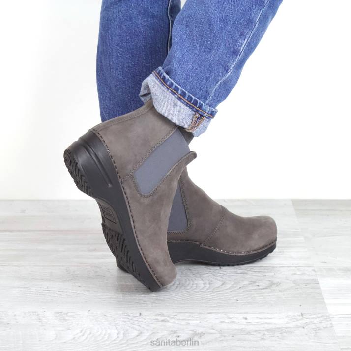Sanita Hudson Frauen Anthrazit FNTH139 Schuhe