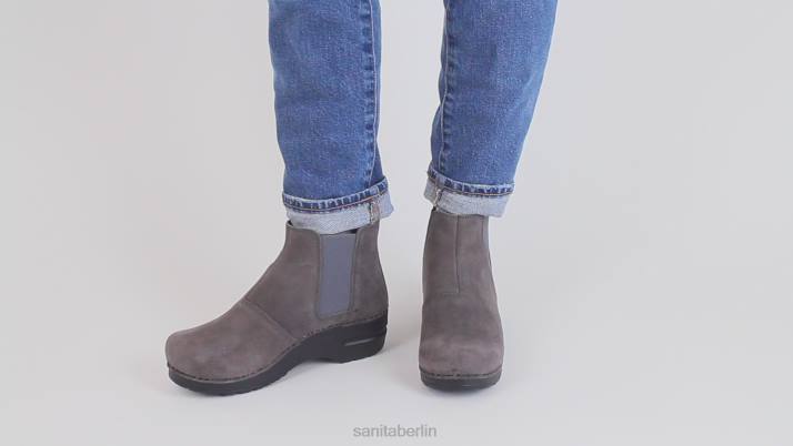 Sanita Hudson Frauen Anthrazit FNTH139 Schuhe