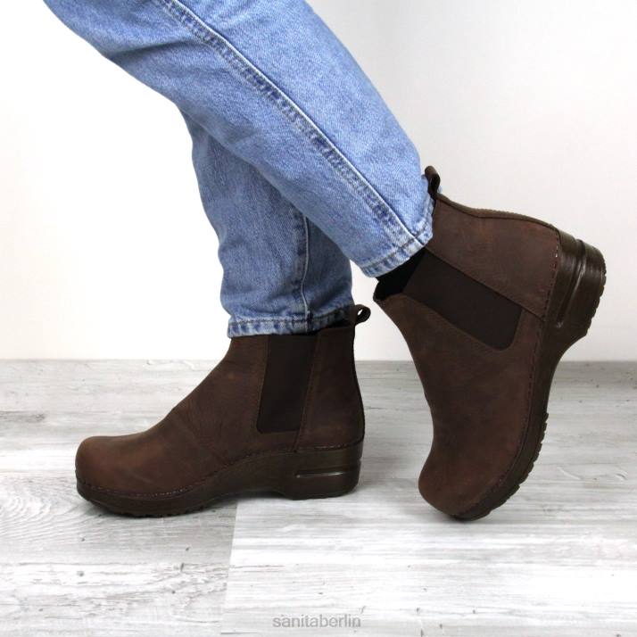Sanita Hudson Frauen antikbraun FNTH48 Schuhe