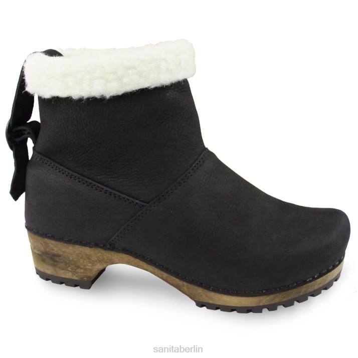 Sanita Silkan Frauen Schwarz FNTH142 Schuhe