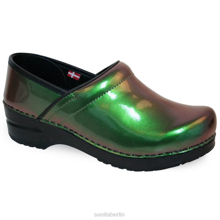 Sanita Glimmer Frauen Grün FNTH46 Schuhe