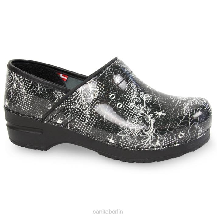 Sanita Korinth Frauen Schwarz FNTH22 Schuhe