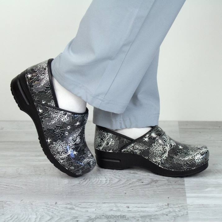 Sanita Korinth Frauen Schwarz FNTH22 Schuhe