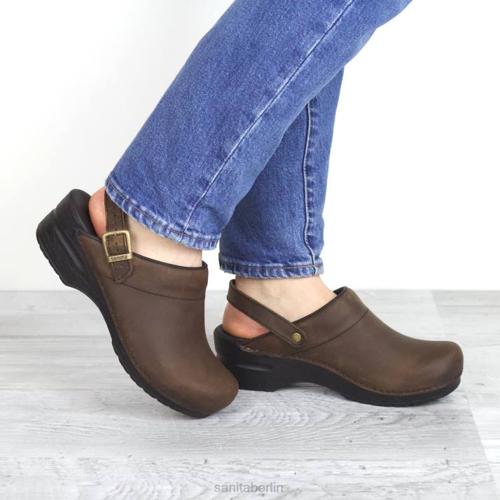 Sanita Morse Frauen antikbraun FNTH68 Schuhe