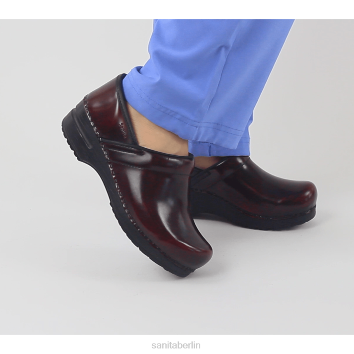 Sanita Profi. Cabrio Frauen Bordeaux FNTH96 Schuhe