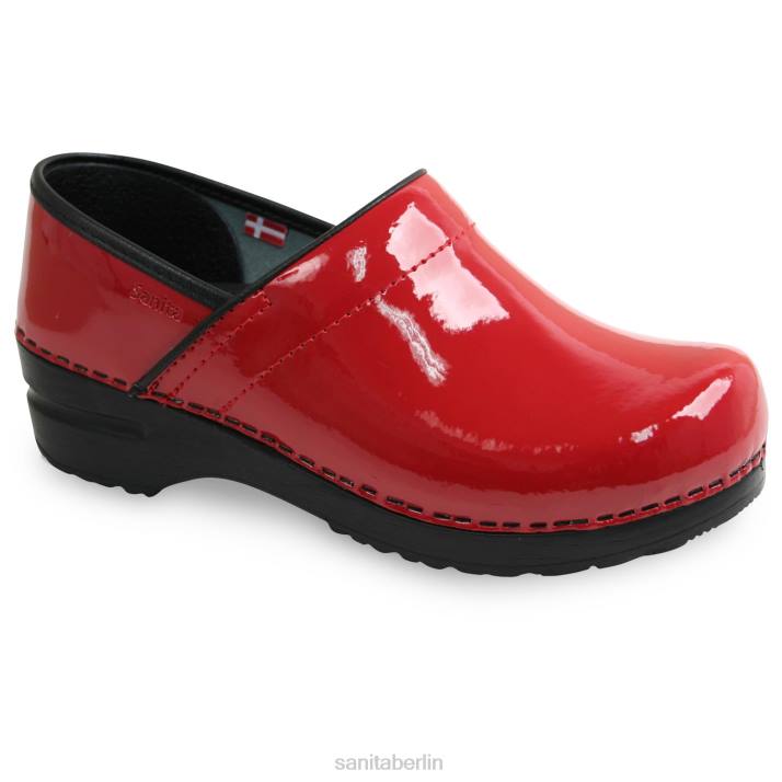 Sanita Profi. Patent Frauen Rot FNTH106 Schuhe