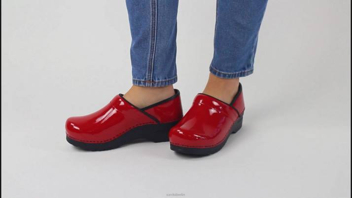 Sanita Profi. Patent Frauen Rot FNTH106 Schuhe