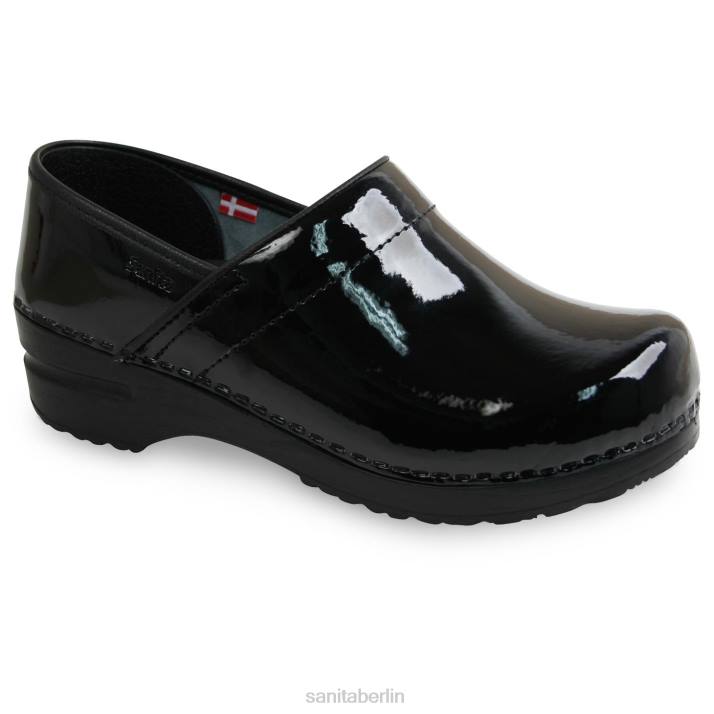 Sanita Profi. Patent Frauen Schwarz FNTH102 Schuhe