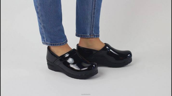 Sanita Profi. Patent Frauen Schwarz FNTH102 Schuhe