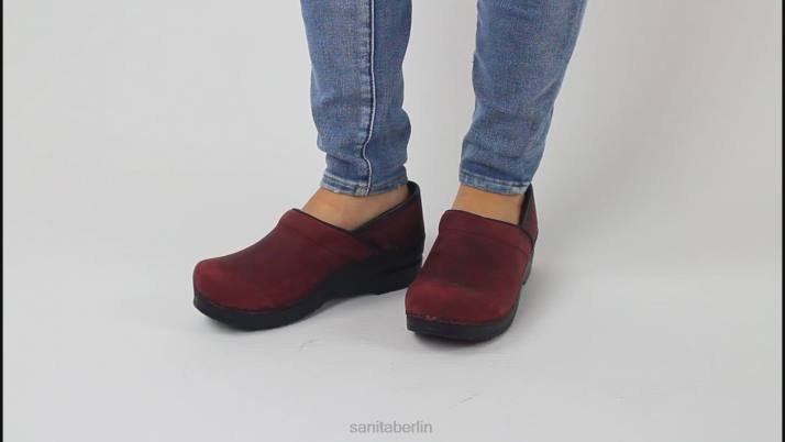 Sanita Profi. geöltes Leder Frauen Hafen FNTH101 Schuhe