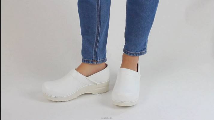 Sanita Profi. pu Frauen Weiß FNTH111 Schuhe