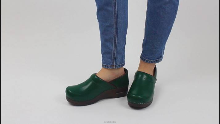 Sanita Profi. pu Frauen dunkelgrün FNTH110 Schuhe