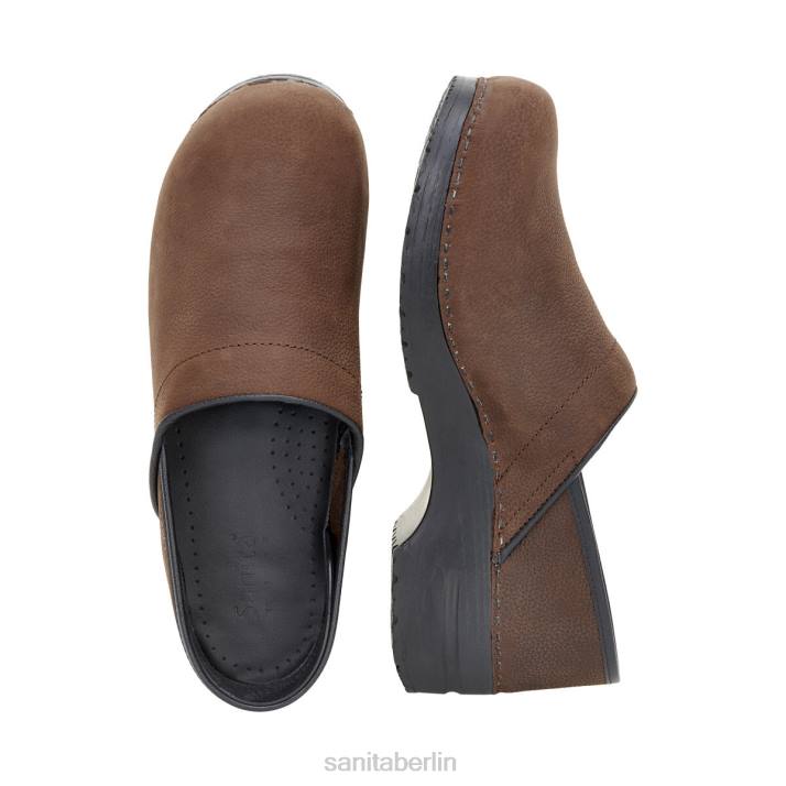 Sanita Profi. strukturiertes Öl Frauen antikbraun FNTH112 Schuhe