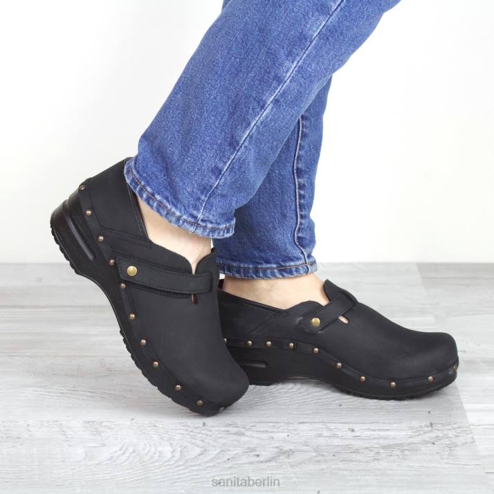 Sanita Ramone Frauen Schwarz FNTH116 Schuhe