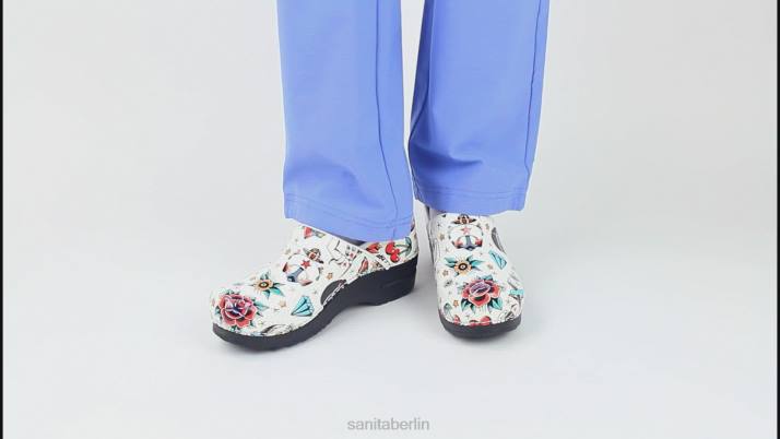 Sanita Rockabilly Frauen Weiß FNTH119 Schuhe
