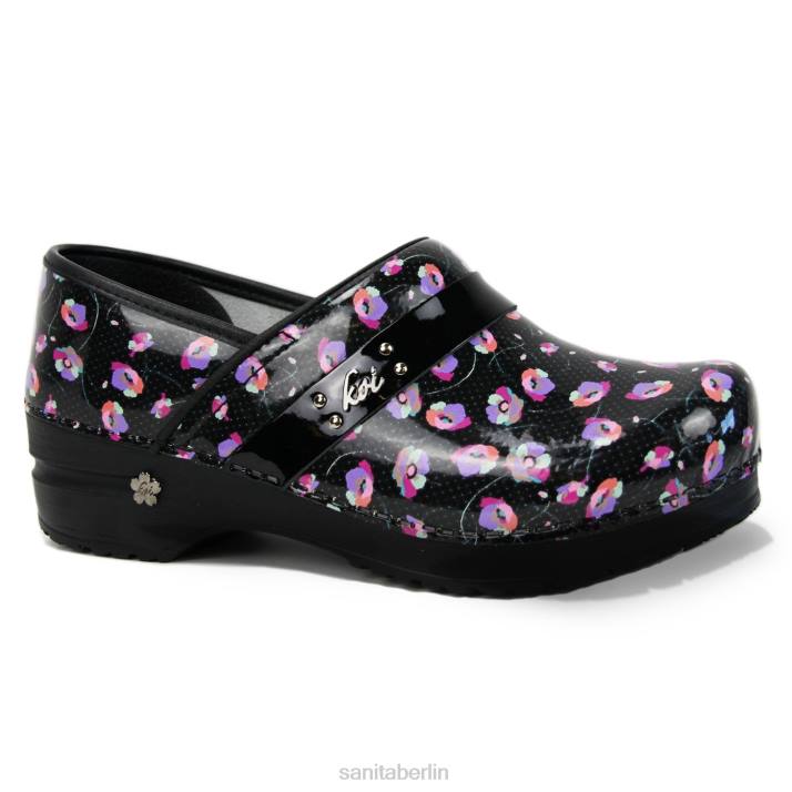 Sanita gepunktete Mohnblumen Frauen Mehrfarbig FNTH23 Schuhe