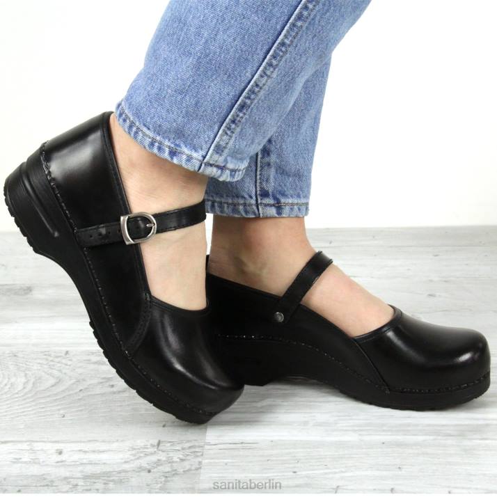 Sanita klar Frauen Schwarz FNTH20 Schuhe