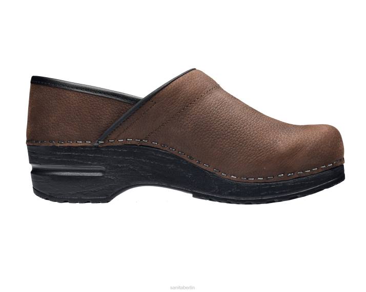 Sanita Profi. strukturiertes Öl Männer antikbraun FNTH187 Schuhe