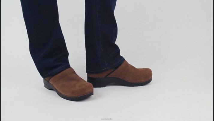 Sanita Profi. strukturiertes Öl Männer antikbraun FNTH187 Schuhe